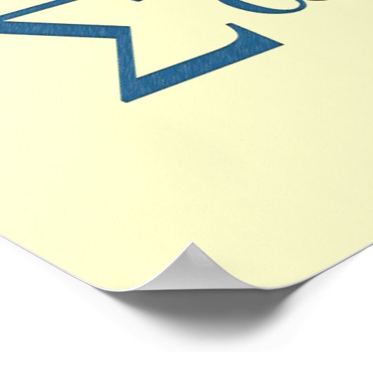 IXOYEアクロスティック（青） ポスター (角)