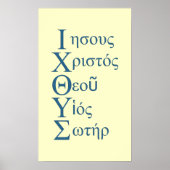 IXOYEアクロスティック（青） ポスター (正面)