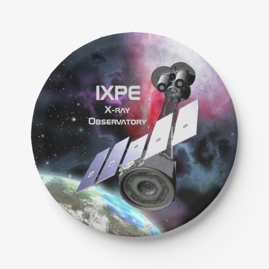 IXPE X線天文台 ペーパープレート (正面)