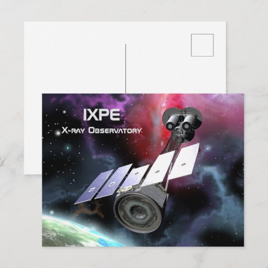 IXPE X線天文台 ポストカード (正面/裏面)