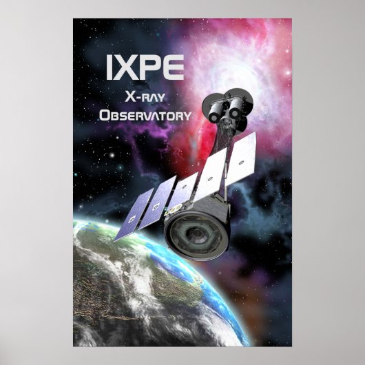 IXPE X線観測衛星 ポスター (正面)