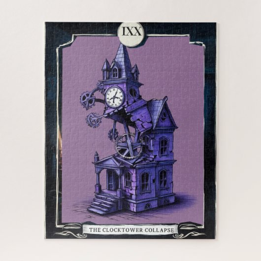 IXXクロックタワー崩壊 – タイムズアップ、タロット ジグソーパズル (縦)