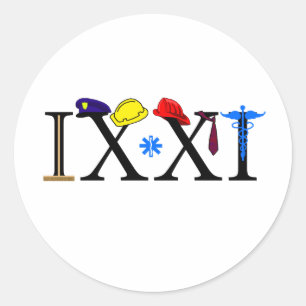 IXXI 9-11を覚えて下さい ラウンドシール