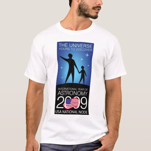 IYA2009 -米国ノード: 基本的な基本的なTシャツ Tシャツ (正面)