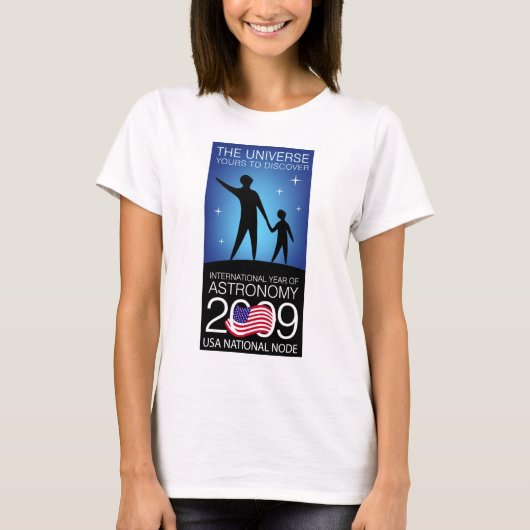 IYA2009 -米国ノード: 女性ベビードール(合う) Tシャツ (正面)