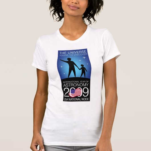 IYA2009 - US Node:レディースオウムキャップスリーブ(装着済み) Tシャツ (正面)
