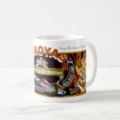 IYAOYASのマグの基本的なスペシャル(カスタマイズ可能な) コーヒーマグカップ (正面右)