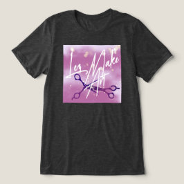 IYKYKサファイアの気配を漂わせるレズビアン向け はさみデザイン ハサミ トライブレンドＴシャツ