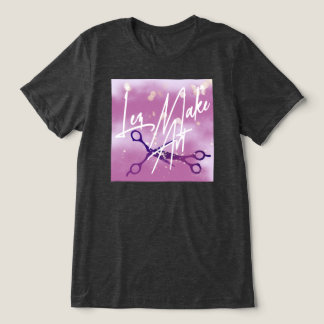 IYKYKサファイアの気配を漂わせるレズビアン向け はさみデザイン ハサミ トライブレンドTシャツ