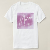 IYKYK Subtle Sapphic, wlw, Lavender Menace Tシャツ (デザイン正面)
