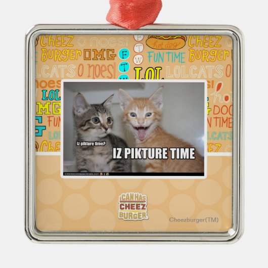 izのpiktureの時間 メタルオーナメント (正面)