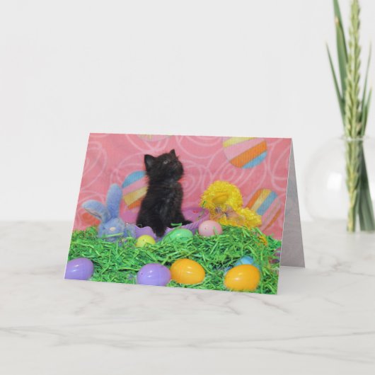 Iz Da Easter Bunnyまだグリーティングカード シーズンカード (正面)