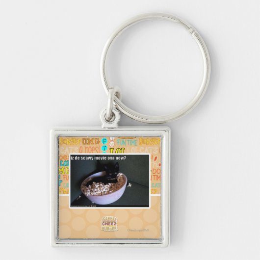 Iz de今scawy映画卵子か。 キーホルダー (正面)