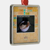 Iz de今scawy映画卵子か。 メタルオーナメント (右)