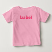 Izabel ベビーTシャツ (正面)