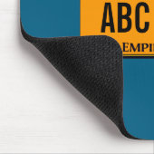 Ized New New York Vehicle Licence Plate _1  マウスパッド (コーナー)