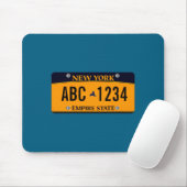 Ized New New York Vehicle Licence Plate _1  マウスパッド (マウス)