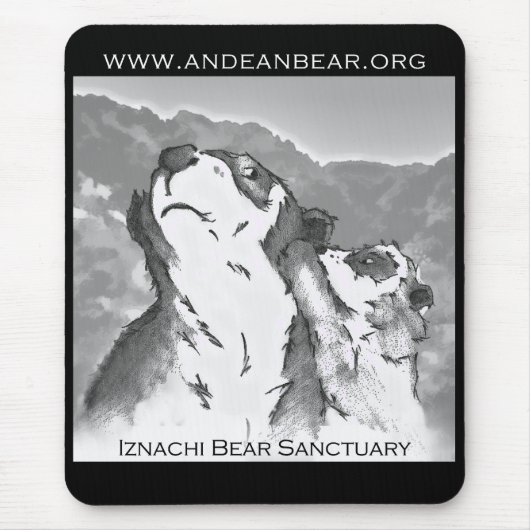 Iznachiくまの聖域のマウスパッド マウスパッド (正面)