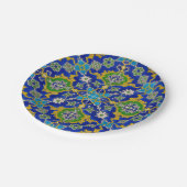 iznikのタイル ペーパープレート (アングル)