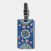 iznikのタイル ラゲッジタグ (正面縦)