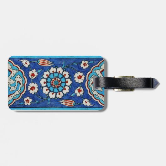 iznikのタイル ラゲッジタグ (裏面横)