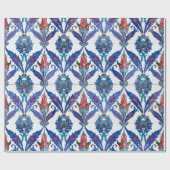 iznikのタイル ラッピングペーパー (フラット)