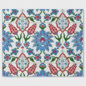 iznikのタイル ラッピングペーパー (フラット)