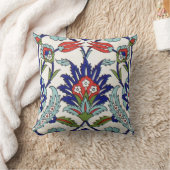 iznikの製陶術の枕 クッション (ブランケット)