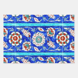 iznikタイル ラッピングペーパーシート