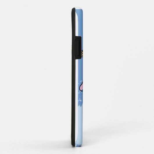 Izumi漫画のかわいいの芸者のチビ（小さくかわいく書いた感じ）の女の子及びパンダ Case-Mate iPhoneケース (裏面/右)