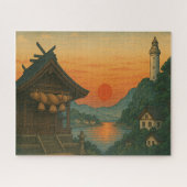 Izumo Sunset and Sacred Shrine ジグソーパズル (横)