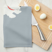 Izzie The Westie キッチンタオル (四つ折り)