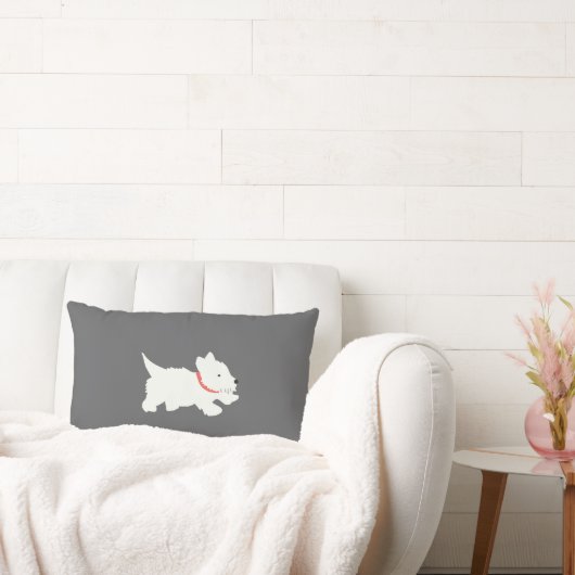 Izzie The Westie ランバークッション (ソファ)