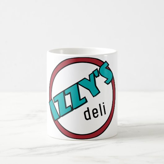 Izzyのデリカテッセン コーヒーマグカップ (中央)