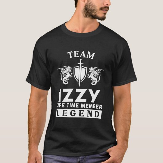Izzy Name T Shirt - Izzy Legend Lifetime Member Gi Tシャツ (正面)
