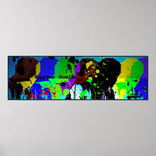 IZZY THE ARTIST - Your 絵を描 Own Life Poster (LRG) ポスター (正面)