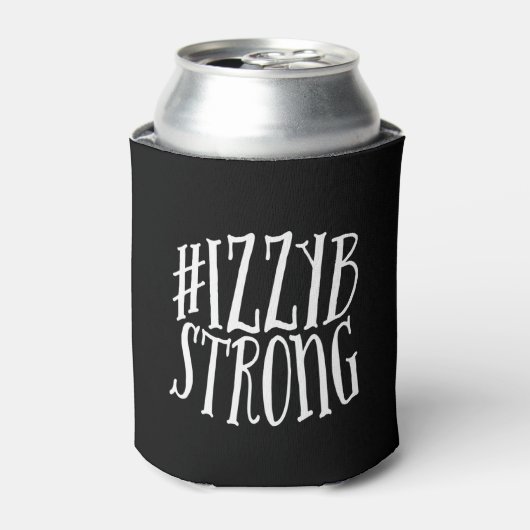 #IzzyBStrongビール缶 缶クーラー (缶正面)