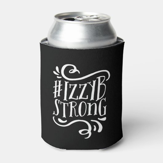 #IzzyBStrongビール缶 缶クーラー (缶正面)