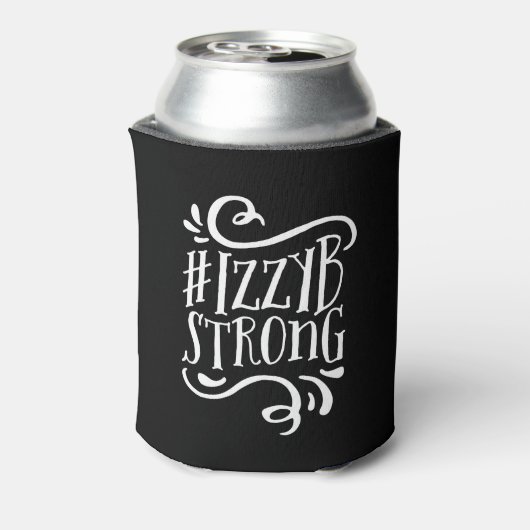 #IzzyBStrongビール缶 缶クーラー (缶裏面)