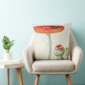 Jによる「Phytographie Medicale」からのテングタケ属Muscaria クッション (椅子)