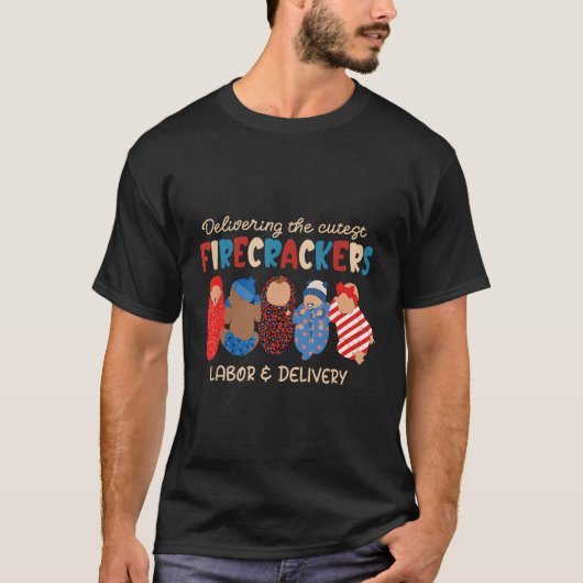 Jの4番目のSt爆竹の分娩労働 Tシャツ (正面)
