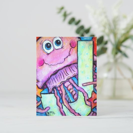 Jはクラゲ ポストカード (スタンド正面)