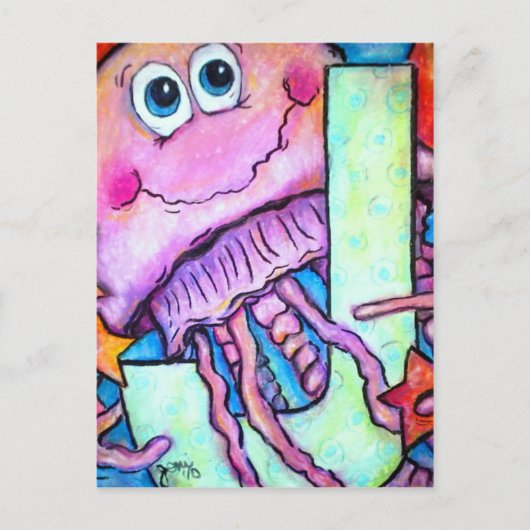 Jはクラゲ ポストカード (正面)