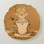 Jはジャガーのためです ラウンドクッション (正面)