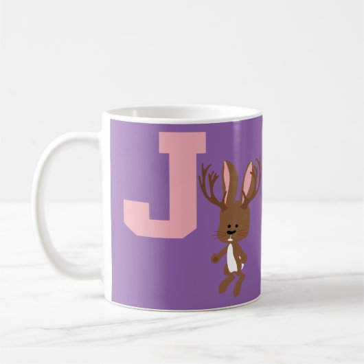 Jはジャッカロープだ コーヒーマグカップ (左)
