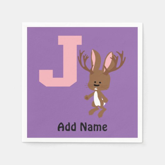 Jはジャッカロープだ スタンダードカクテルナプキン (正面)