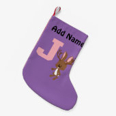 Jはジャッカロープだ スモールクリスマスストッキング (正面 (吊り時))