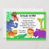 Jはジャングルだ 招待状 (正面)