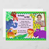 Jはジャングルだ 招待状 (正面/裏面)