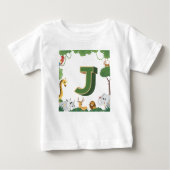 JはジャングルのJ ベビーTシャツ (正面)